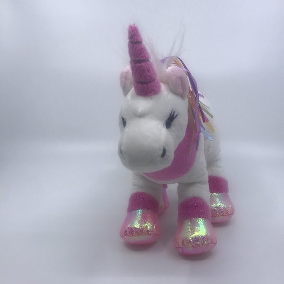 Webkinz Plush Ribbon Unicorn by Ganz No code - Picture 2 of 7